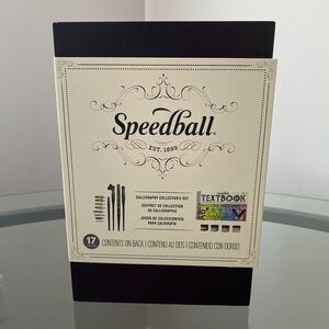 Speedball Calligraphy Collectors Set New 17pcs with Case